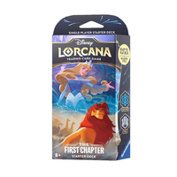 Disney Lorcana TCG: The First Chapter Starter Deck (Amber & Amethyst/Sapphire & Steel/Emerald & Ruby)