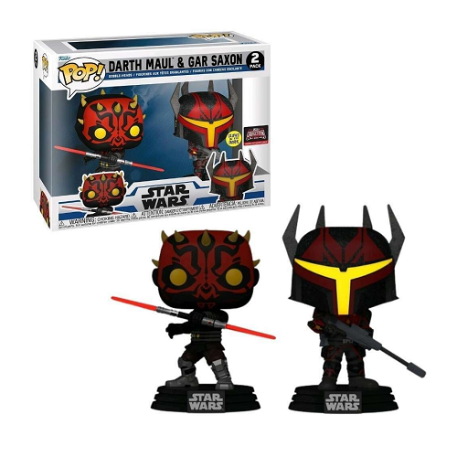 Funko Pop! STAR WARS: Darth Maul & Gar Saxon 2 Pack [Targetcon]