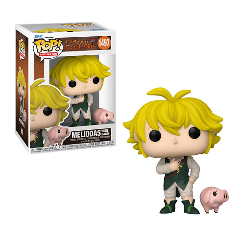 Funko Pop! THE SEVEN DEADLY SINS: Meliodas with Hawk #1497