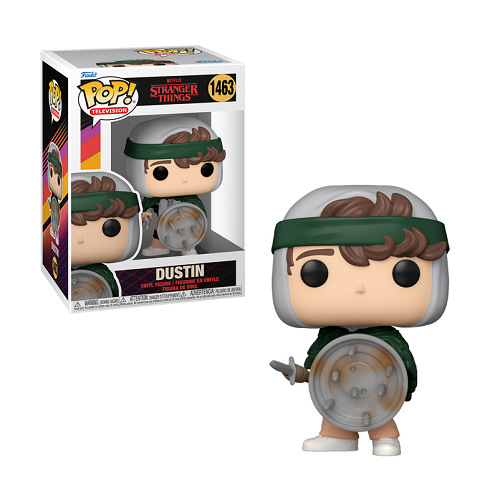 Funko Pop! STRANGER THINGS: Dustin [w/ shield] #1463