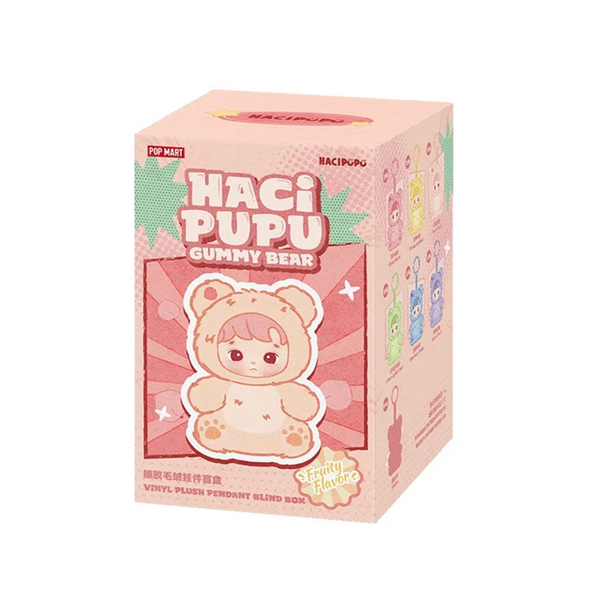 Pop Mart Hacipupu Gummy Bears Series Vinyl Plush Pendant Blind Box [1 random variant]
