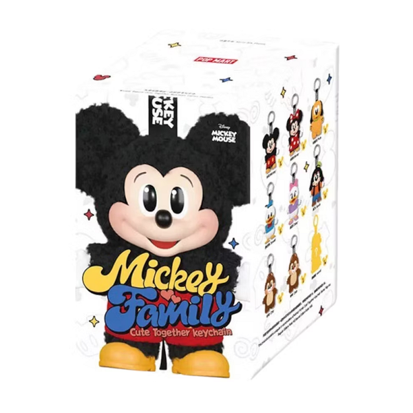 Pop Mart Mickey Family Cute Together Keychain Series Blind Box [1 random variant]