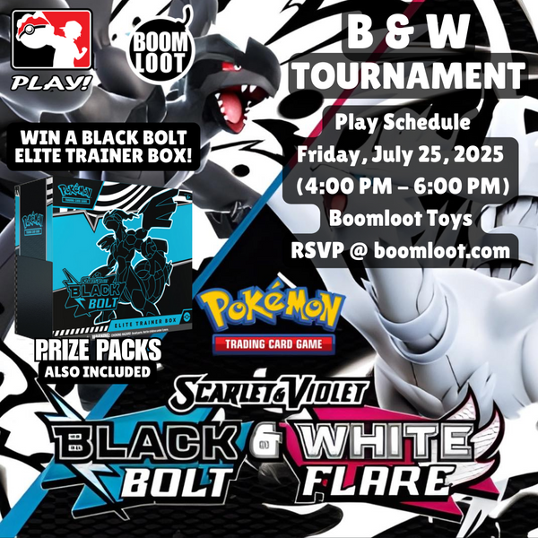Boomloot Pokemon B&W Tournament Event RSVP