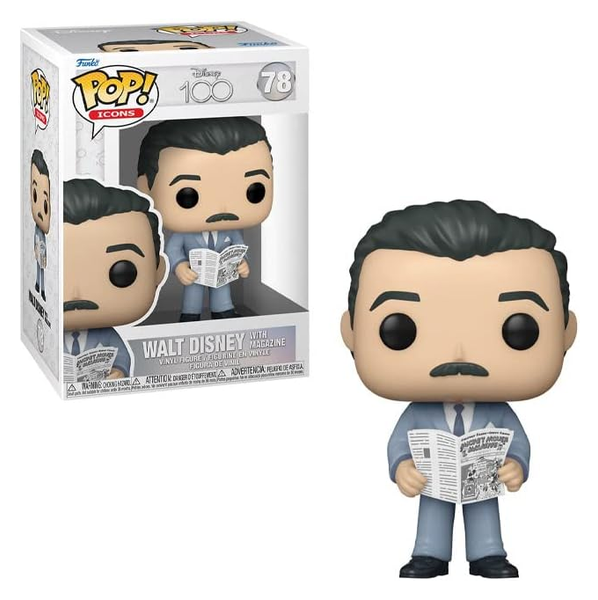 Funko Pop! DISNEY 100: Walt Disney with Magazine #78