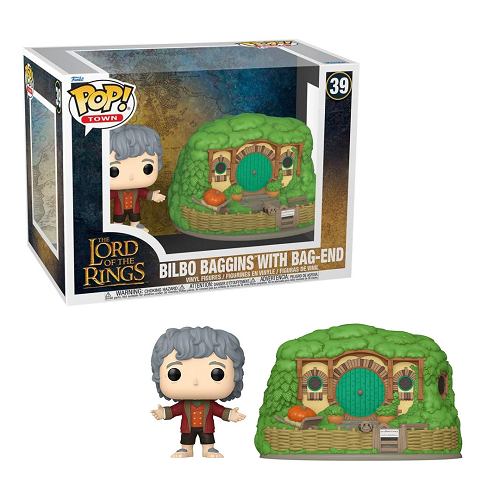 Funko Pop! LORD OF THE RINGS: Bilbo Baggins with Bag-End #39