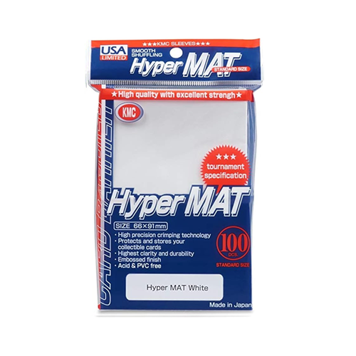 KMC Hyper MAT Sleeves - White