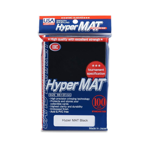 KMC Hyper MAT Sleeves - Black