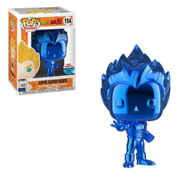 Funko Pop! DRAGON BALL Z: Super Saiyan Vegeta [Blue Chrome] #154 [Toy Tokyo]