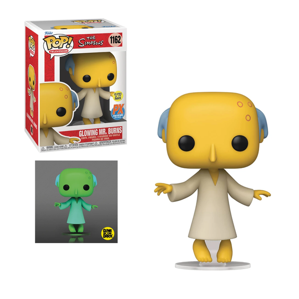 Funko Pop! THE SIMPSONS: Glowing Mr. Burns [GiTD] #1162 [PX]