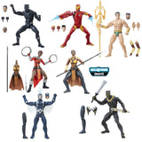 MARVEL LEGENDS 6'' Black Panther Action Figure set of 6 + 1 BAF "OKOYE"