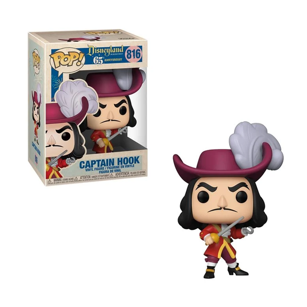 Funko Pop! DISNEYLAND RESORT 65th: Captain Hook #816