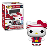 Funko Pop! Hello Kitty Gold Medal LE 4000 [Flocked] #36 [Funko Shop]