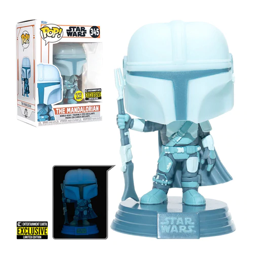 Funko Pop! THE MANDALORIAN: The Mandalorian GITD #345 [EE]